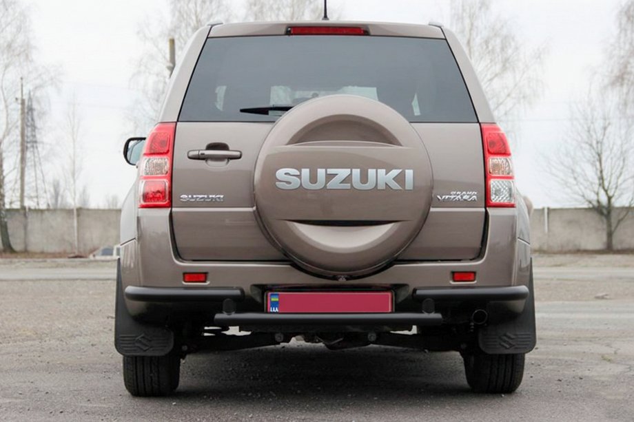 Suzuki Grand Vitara 2005–2017 Takasuojakaari AK003-2 Black (ruostumaton teräs) Image