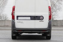 Fiat Doblo II 2010–2022 Takakaari AK002/1 – Tupla Black (ruostumaton teräs) kuva 2