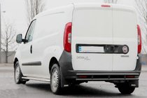 Fiat Doblo II 2010–2022 Takakaari AK002/1 – Tupla Black (ruostumaton teräs) kuva 1