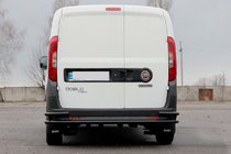 Opel Combo 2012–2018 Takakaari AK005/2-Tupla Black (ruostumaton teräs) kuva 1