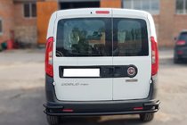 Fiat Doblo II 2010–2022 Takakaari AK005/2-Tupla Black (ruostumaton teräs) kuva 2