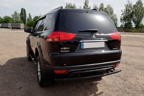Mitsubishi Pajero Sport 2008–2015 Takasuojakaari AK002-2 Black (2 kpl, ruostumaton teräs) kuva 3