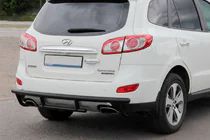 Hyundai Santa Fe 2 2006–2012 Takakaari AK002-2 Black (ruostumaton teräs) kuva 2