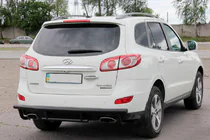 Hyundai Santa Fe 2 2006–2012 Takakaari AK002-2 Black (ruostumaton teräs) kuva 4