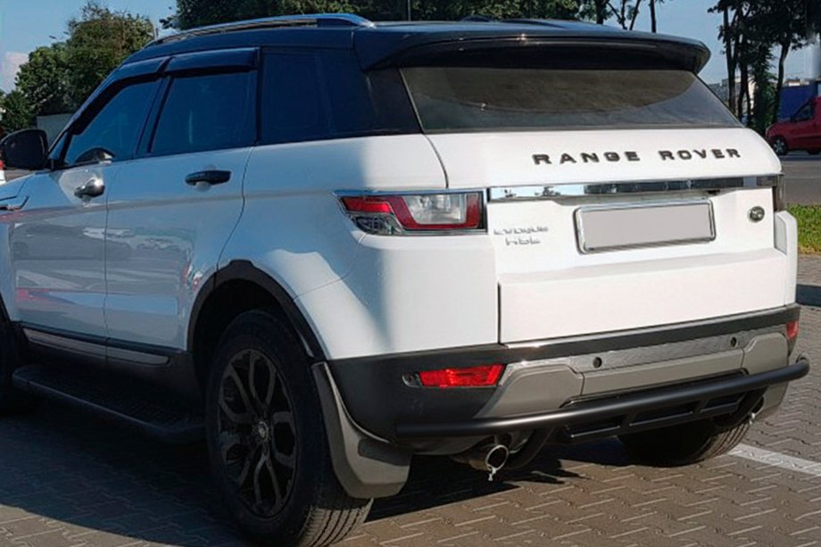 Range Rover Evoque 2012–2018 Takasuojakaari AK005-1 Black (ruostumaton teräs) Kuva 1