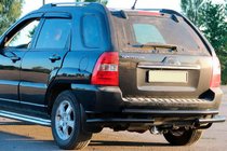 Kia Sportage 2004–2010 Takakaari AK007 Black (ruostumaton teräs) kuva 1