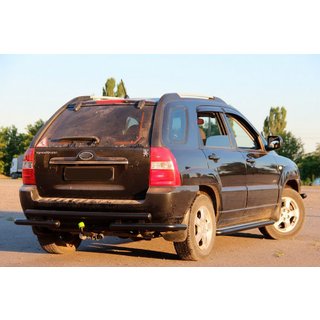 Takakaari AK007 Black (ruostumaton teräs) Kia Sportage 2004–2010 kuva 2