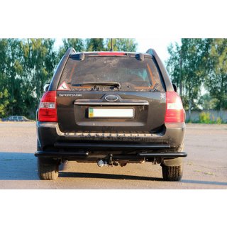 Takakaari AK007 Black (ruostumaton teräs) Kia Sportage 2004–2010 kuva 3