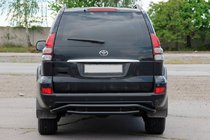 Toyota Land Cruiser Prado 120 2002–2009 Takasuojakaari AK008-1 Black kuva 2