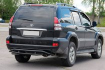 Toyota Land Cruiser Prado 120 2002–2009 Takasuojakaari AK008-1 Black kuva 3