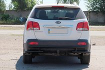 Kia Sorento II XM 2009–2014 Takasuojakaari AK003-2 Black (ruostumaton teräs) kuva 4