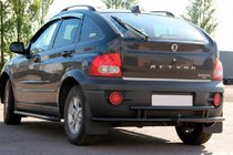 SsangYong Action 2005–2018 Takasuojakaari AK005-2 Black (ruostumaton teräs) kuva 1