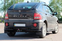 SsangYong Action 2005–2018 Takasuojakaari AK005-2 Black (ruostumaton teräs) kuva 2