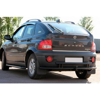 Takasuojakaari AK005-2 Black (ruostumaton teräs) SsangYong Action 2005–2018 kuva 1