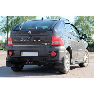 Takasuojakaari AK005-2 Black (ruostumaton teräs) SsangYong Action 2005–2018 kuva 2