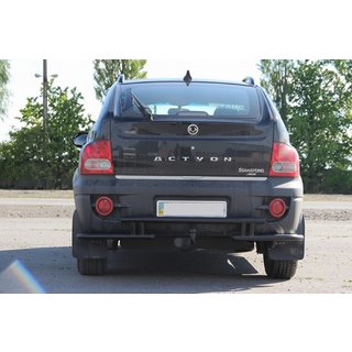 Takasuojakaari AK005-2 Black (ruostumaton teräs) SsangYong Action 2005–2018 kuva 3