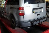 Volkswagen Caddy 2004–2010 Takakaari AK003-3 Black (2 kpl, ruostumaton teräs) kuva 2