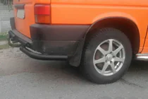 Volkswagen T4 Caravelle/Multivan 1990–2003 Takakaari AK003-2 Black (ruostumaton teräs) kuva 2