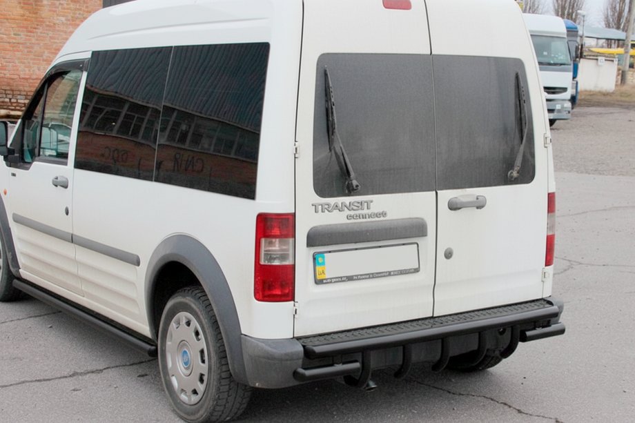 Ford Connect 2006–2009 Takakaari AK-design Black (ruostumaton teräs) Image