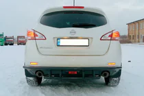 Nissan Murano 2008–2014 Takasuojakaari AK Black (ruostumaton teräs) kuva 3