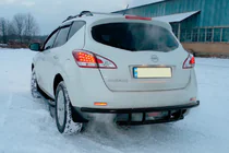 Nissan Murano 2008–2014 Takasuojakaari AK Black (ruostumaton teräs) kuva 2