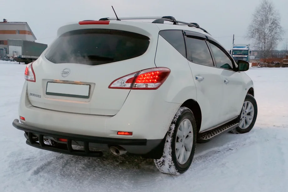 Nissan Murano 2008–2014 Takasuojakaari AK Black (ruostumaton teräs) Image
