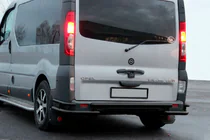 Opel Vivaro 2001–2015 Takasuojakaari AK-Special Black (ruostumaton teräs) kuva 4