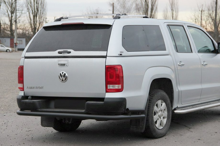 Volkswagen Amarok 2010–2022 Takasuojakaari AK005-2 Black (2 kpl, ruostumaton teräs) Image
