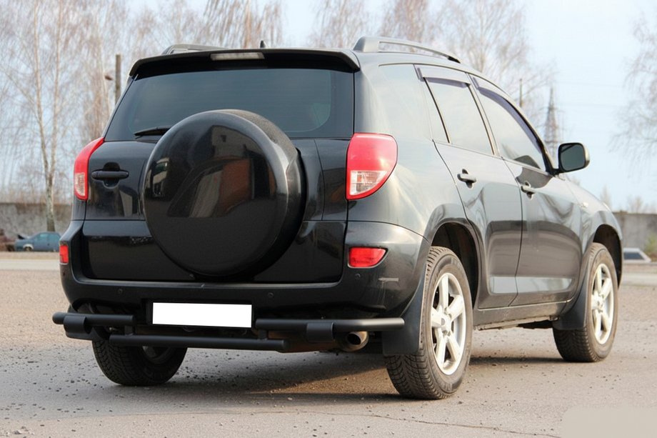 Toyota Rav 4 2006–2013 Takasuojakaari AK005-2 Black (2 kpl, ruostumaton teräs) Image
