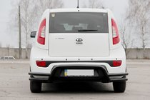 Kia Soul II 2013–2018 Takasuojakaari AK007-2 Black (ruostumaton teräs) kuva 2