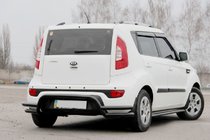Kia Soul II 2013–2018 Takasuojakaari AK007-2 Black (ruostumaton teräs) kuva 3
