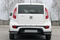 Kia Soul II 2013–2018 Takasuojakaari AK007-2 Black (ruostumaton teräs) kuva 4