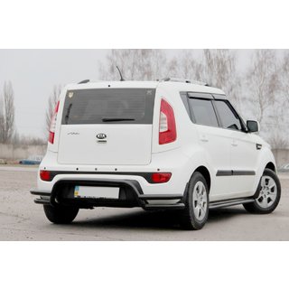 Takasuojakaari AK007-2 Black (ruostumaton teräs) Kia Soul II 2013–2018 kuva 3