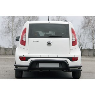 Takasuojakaari AK007-2 Black (ruostumaton teräs) Kia Soul II 2013–2018 kuva 4