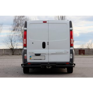 Takasuoja AK003-Plus-2 Black (ruostumaton teräs) Opel Vivaro 2001–2015 kuva 2