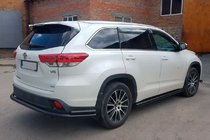 Toyota Highlander 2013–2019 Takasuojakaari AK005-2 Black (2 kpl, ruostumaton teräs) kuva 3