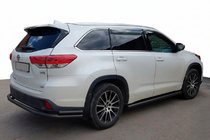 Toyota Highlander 2013–2019 Takasuojakaari AK005-2 Black (2 kpl, ruostumaton teräs) kuva 1