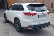 Toyota Highlander 2013–2019 Takasuojakaari AK005-2 Black (2 kpl, ruostumaton teräs) kuva 6