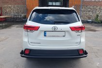 Toyota Highlander 2013–2019 Takasuojakaari AK005-2 Black (2 kpl, ruostumaton teräs) kuva 4