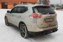 Nissan X-trail T32/Rogue 2014–2021 Takasuojakaari NSXT.13.6.B1-08 Black (ruostumaton teräs) kuva 1