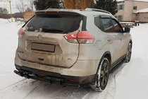 Nissan X-trail T32/Rogue 2014–2021 Takasuojakaari NSXT.13.6.B1-08 Black (ruostumaton teräs) kuva 2