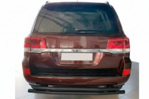 Toyota Land Cruiser 200 2007–2021 Takasuojakaaret AK002-double Black (2 kpl, ruostumaton teräs) kuva 2