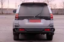 Mitsubishi Pajero Sport 1996–2007 Takasuojakaari AK005-2 Black (ruostumaton teräs) kuva 2