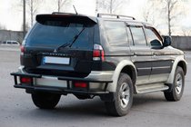 Mitsubishi Pajero Sport 1996–2007 Takasuojakaari AK-Special Black (ruostumaton teräs) kuva 3