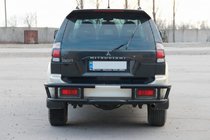 Mitsubishi Pajero Sport 1996–2007 Takasuojakaari AK-Special Black (ruostumaton teräs) kuva 4