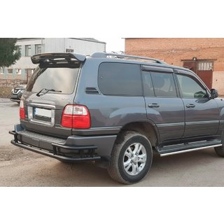 Takasuojakaari AK009-15 Black (ruostumaton teräs) Lexus LX470 1998–2007 kuva 2