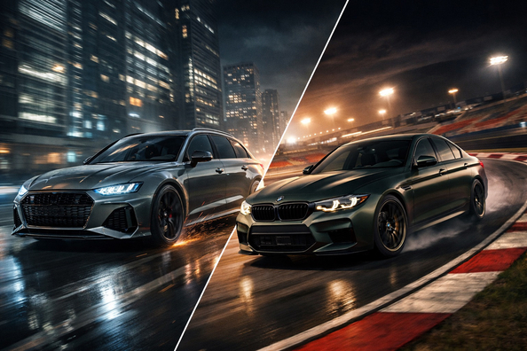 Audi RS6 vastaan BMW M5