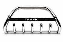 Renault Trafic 2001–2015 Karjapuskuri WT004 Trafic-tekstillä (ruostumaton teräs) 5 putkea kuva 1