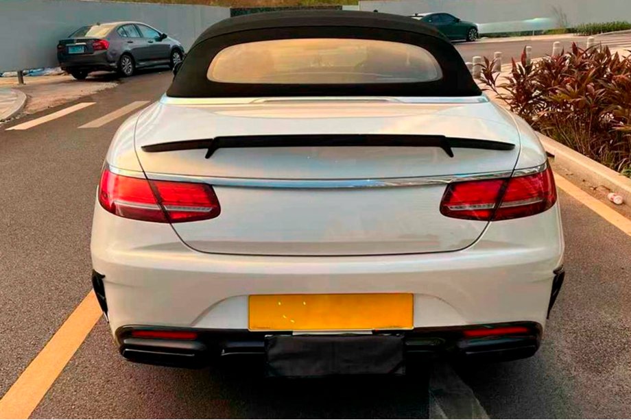 Mercedes S-class C217 Coupé 2014–2020 Spoileri V2 (cabriolet, hiilikuitu) Image