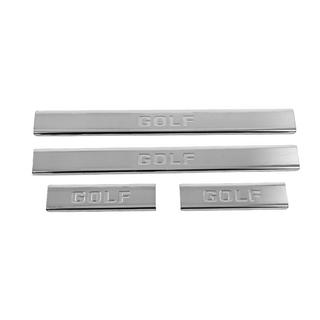 Carmos ulkoiset kynnyslistat (4 kpl, ruostumaton teräs) Volkswagen Golf 7/E-Golf 2012–2020 kuva 1